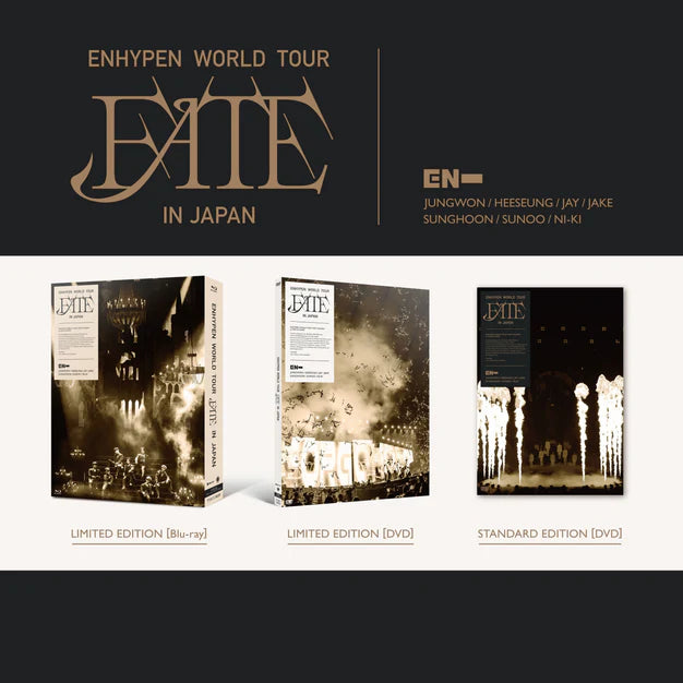 [PRE-ORDER] ENHYPEN - WORLD TOUR [FATE] IN JAPAN (DVD / BLU-RAY)