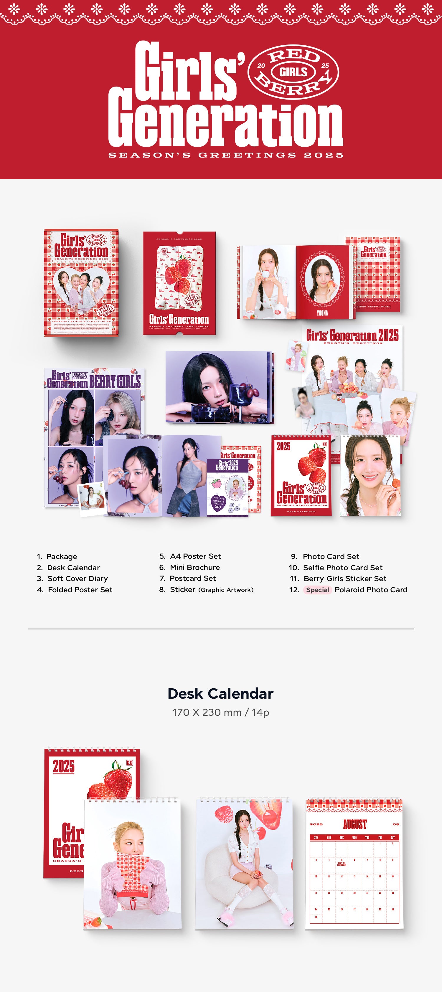 [PRE-ORDER] GIRLS' GENERATION - 2025 SEASON'S GREETINGS