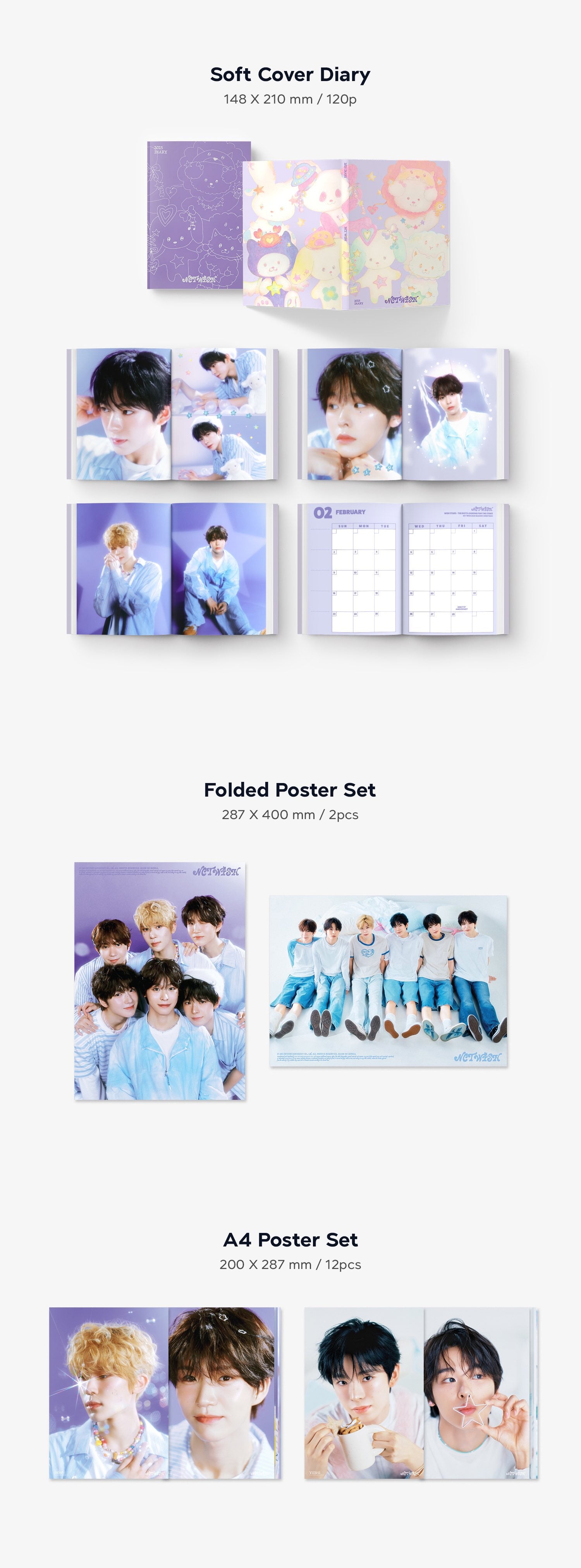 [PRE-ORDER] NCT WISH - 2025 SEASON'S GREETINGS + POB PHOTOCARD SET