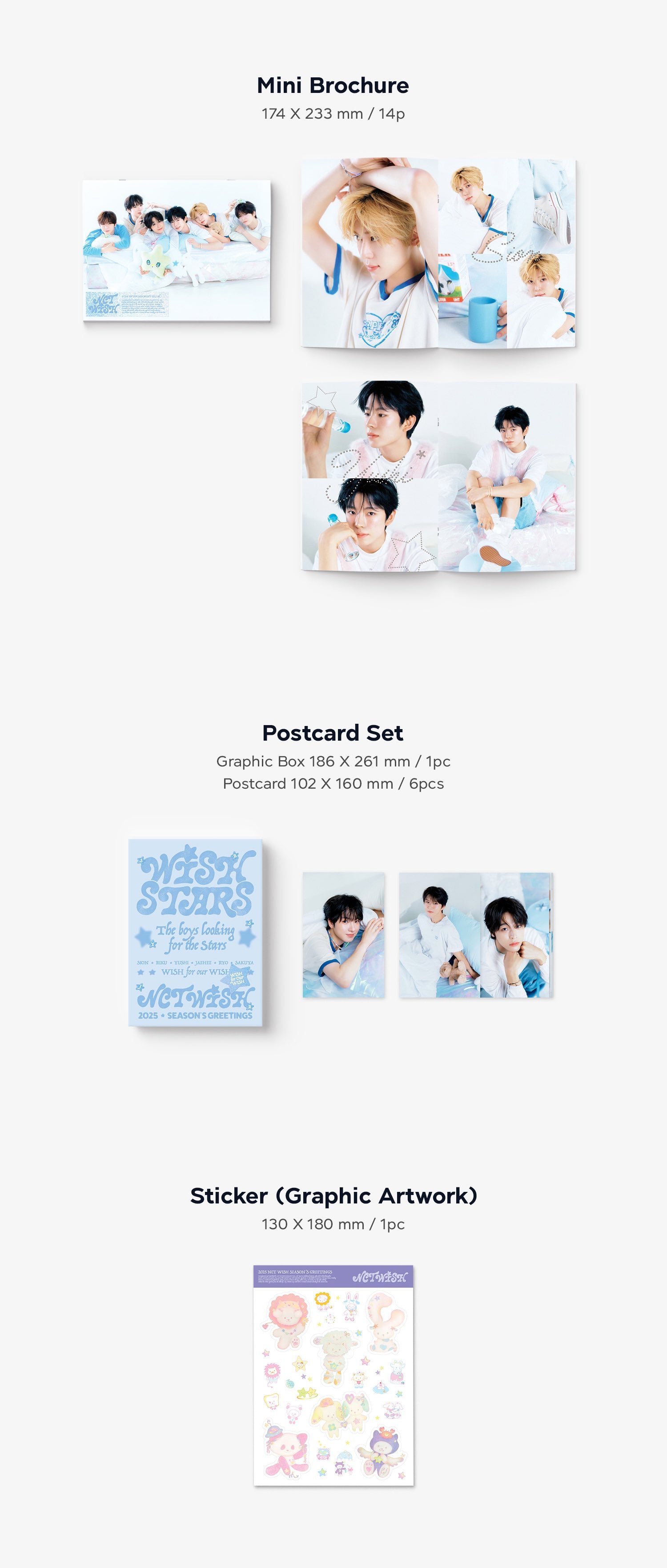 [PRE-ORDER] NCT WISH - 2025 SEASON'S GREETINGS + POB PHOTOCARD SET