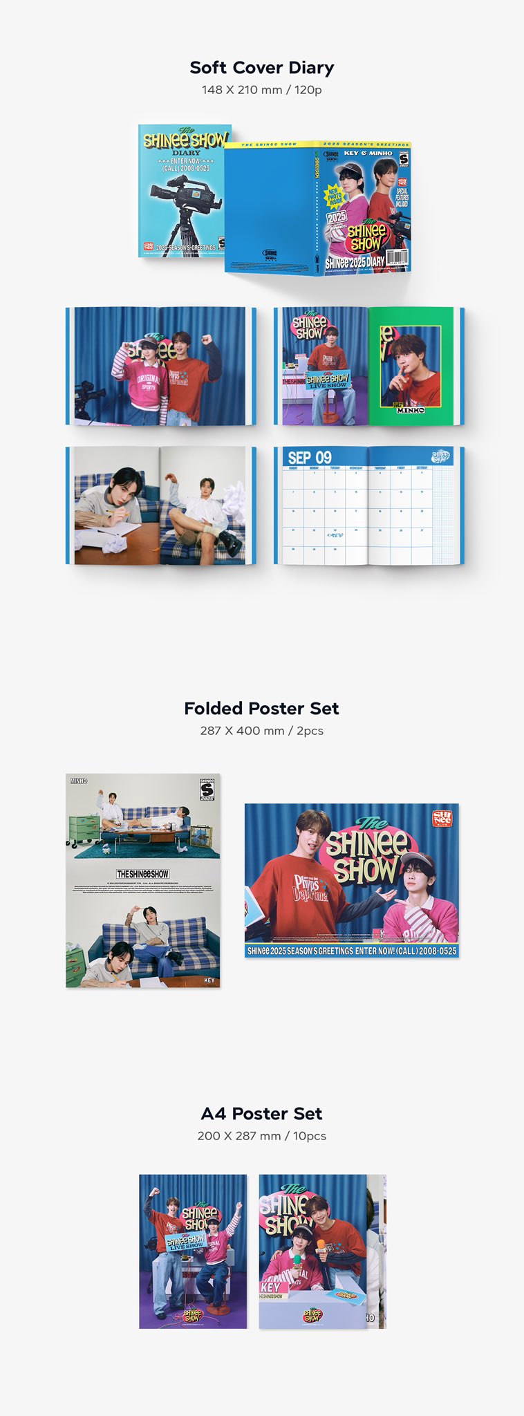 [PRE-ORDER] SHINEE - 2025 SEASON'S GREETINGS + POB PHOTOCARD SET