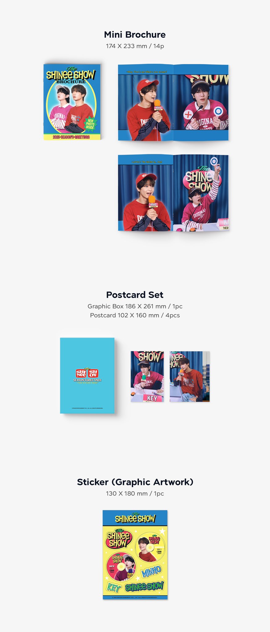 [PRE-ORDER] SHINEE - 2025 SEASON'S GREETINGS + POB PHOTOCARD SET