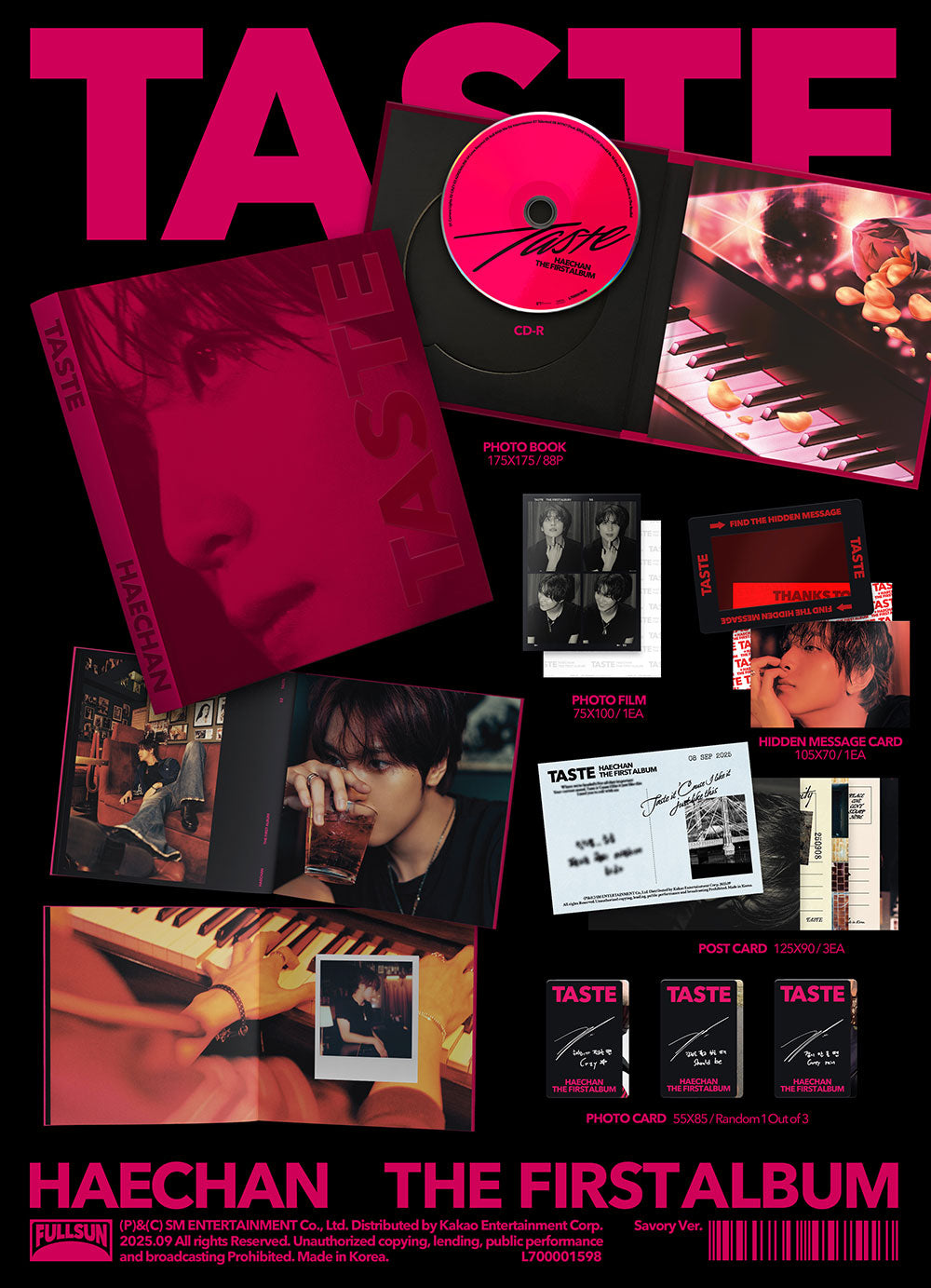 HAECHAN (NCT) - TASTE (SAVORY VER.) [1ST ALBUM] – TOKKI-SHOP