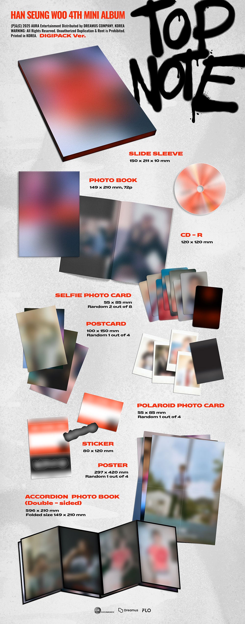 [PRE-ORDER] HAN SEUNG WOO - TOP NOTE (DIGIPACK VER.) [4TH MINI ALBUM]