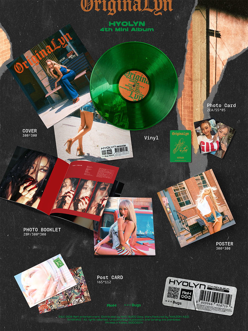 HYOLYN - 4TH MINI ALBUM [ ORIGINALYN ] LP VER.
