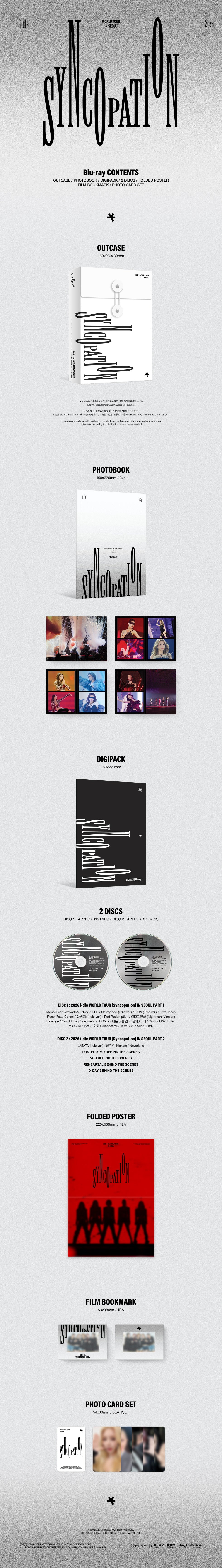 I-DLE - 2026 I-DLE WORLD TOUR [SYNCOPATION] IN SEOUL BLU-RAY (I22-6B23-114) - image 2 [241d09cb2ede]