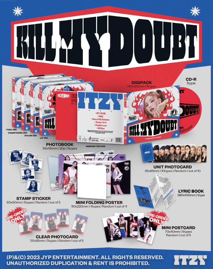 ITZY - KILL MY DOUBT (DIGIPACK) (I6-3731-106) - image 2 [5060025b9bb5]