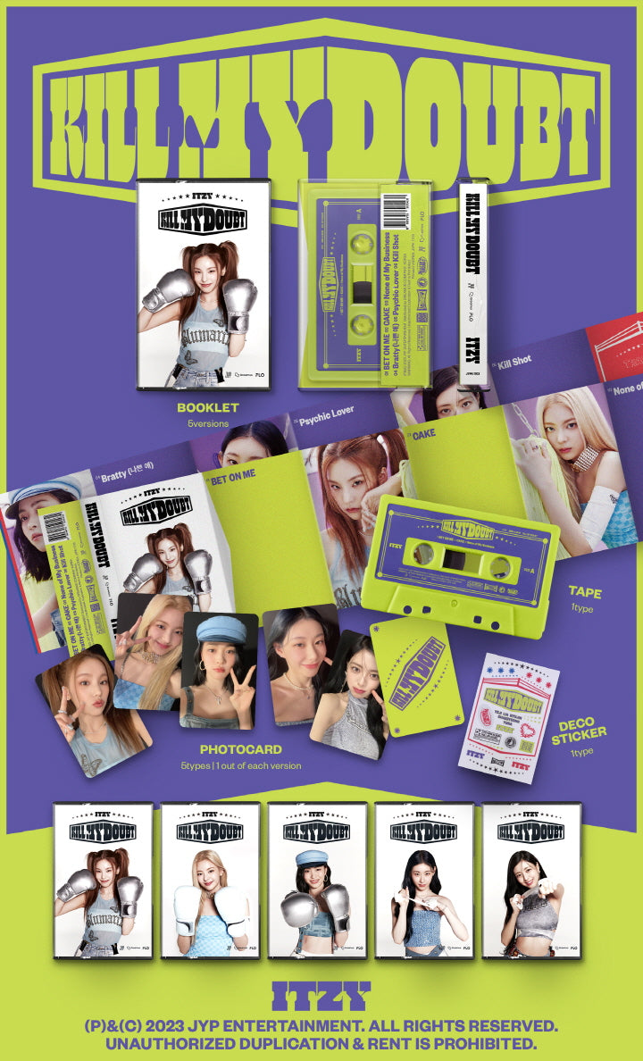ITZY - KILL MY DOUBT (CASSETTE) (I6-3731-111) - image 2 [0a065036e4b9]