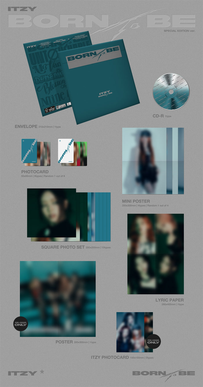 ITZY - BORN TO BE (SPECIAL EDITION) (MR. VAMPIRE VER.) (I6-4115-104) - image 2 [45aaa3b46fa4]