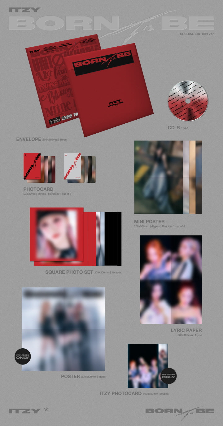ITZY - BORN TO BE (SPECIAL EDITION) (UNTOUCHABLE VER.) (I6-4126-103) - image 2 [6196e8c8dea7]