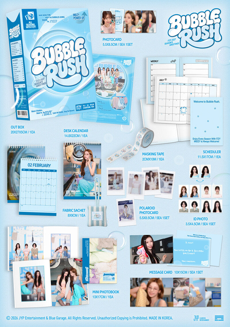 ITZY - 2027 SEASON'S GREETINGS [BUBBLE RUSH] (I6-6C11-101) - image 2 [b5defdd8d200]