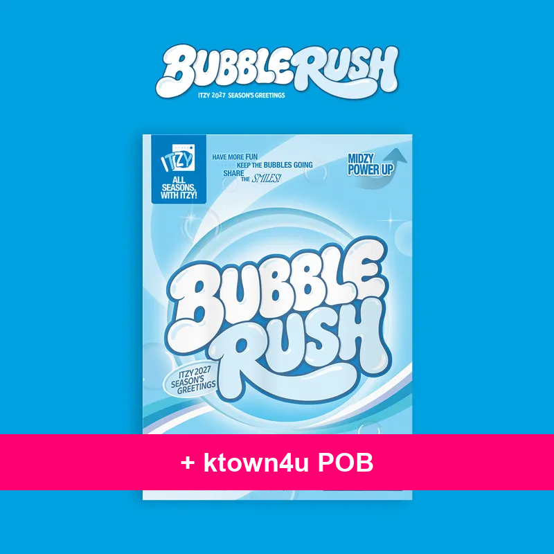 ITZY - 2027 Season's Greetings [BUBBLE RUSH] + ktown4u POB (I6-6C14-202) - image 1 - POB cover