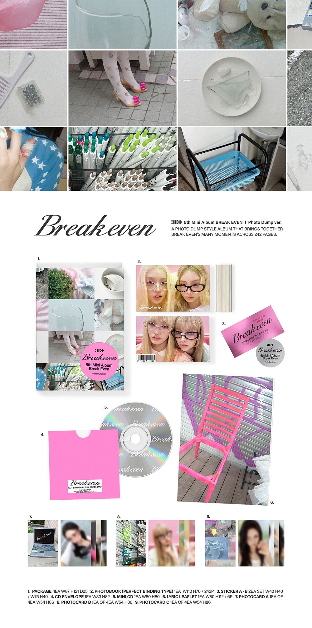 ILLIT - 5TH MINI ALBUM [BREAK EVEN] (PHOTO DUMP VER.)