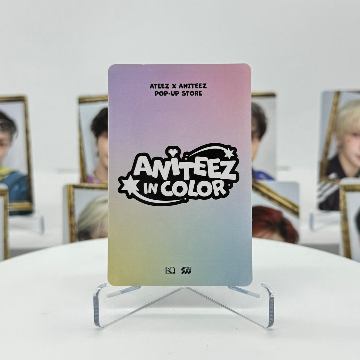 ATEEZ - ANITEEZ IN COLOR POP-UP STORE MD - PHOTOCARD (COLOR BACKSIDE)