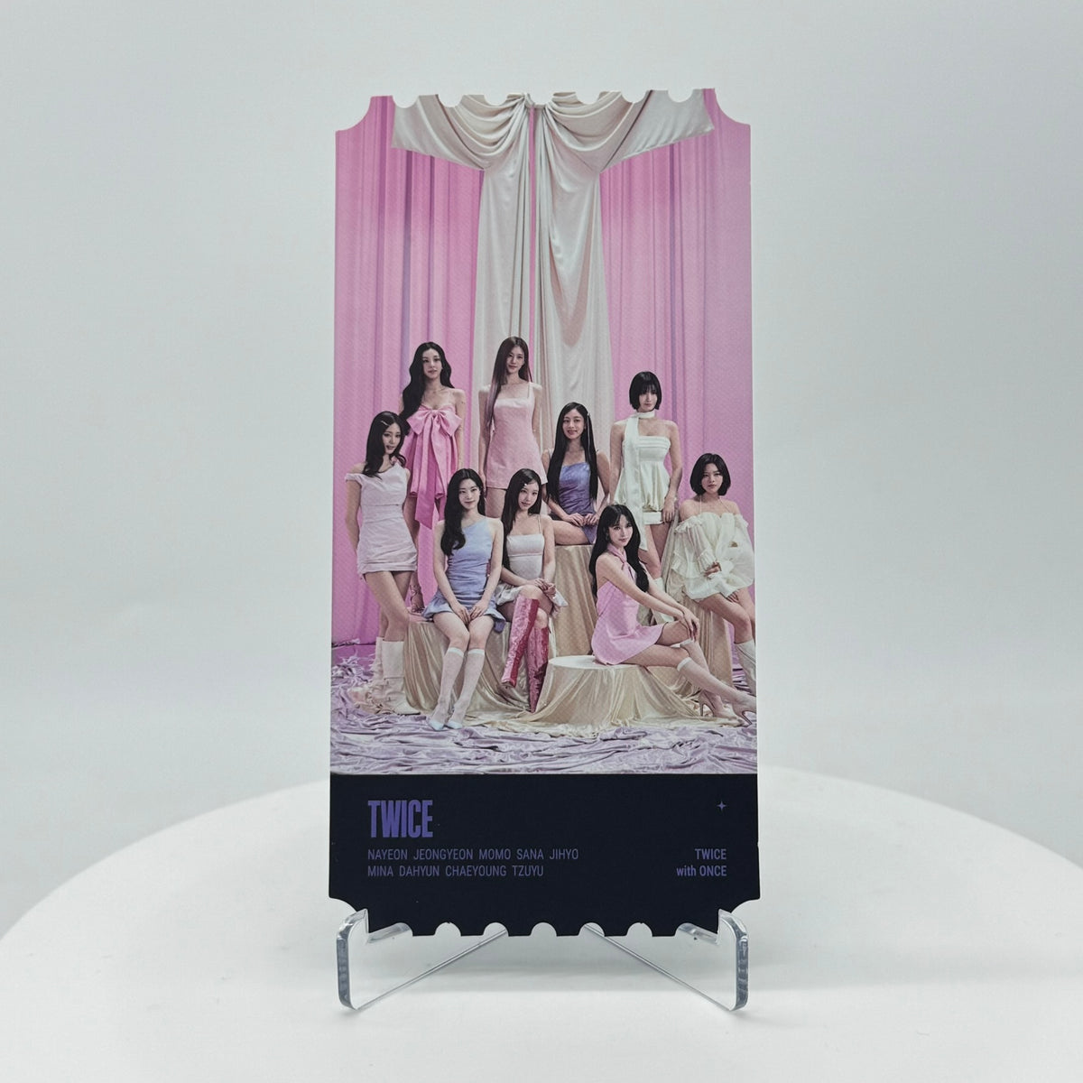 TWICE - THIS IS FOR WORLD TOUR IN INCHEON DVD - POB GROUP PHOTO TICKET