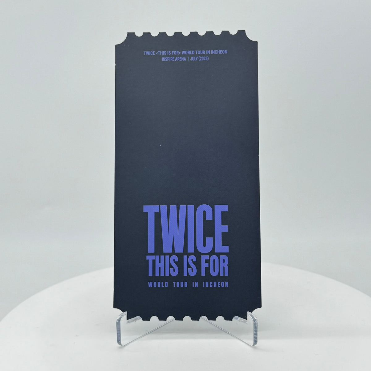 TWICE - THIS IS FOR WORLD TOUR IN INCHEON DVD - POB GROUP PHOTO TICKET