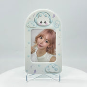 Music Rabbit Blue and White Korean Photocard Holder