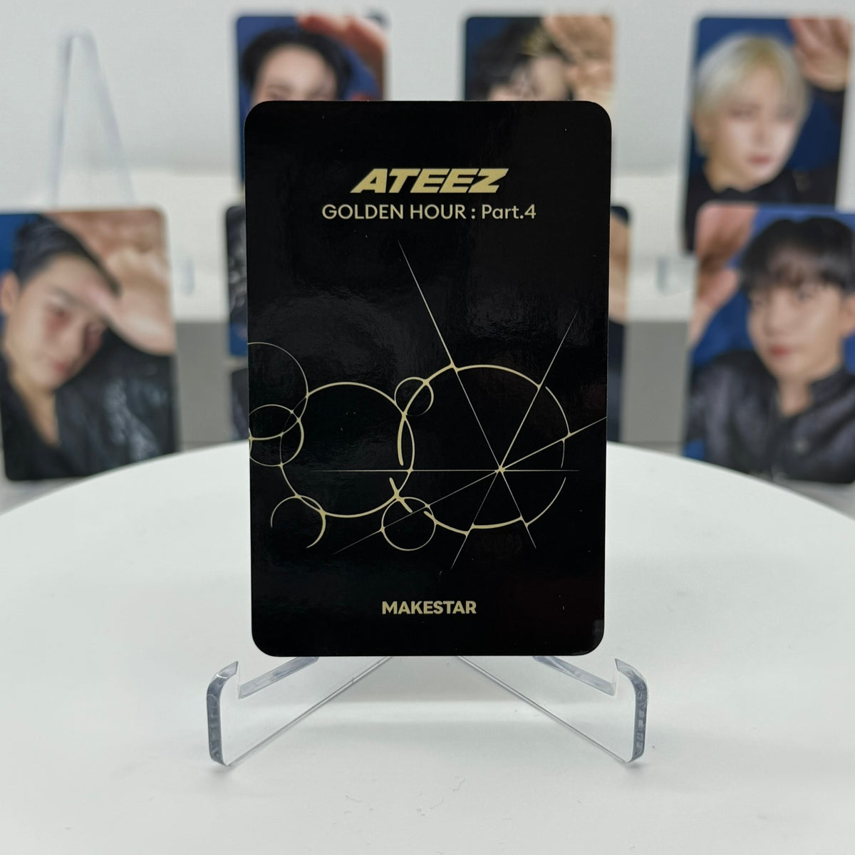 ATEEZ - GOLDEN HOUR : PART.4 - MAKESTAR LUCKY DRAW POB PHOTOCARD (PAT PAT) (POCAALBUM VER.)