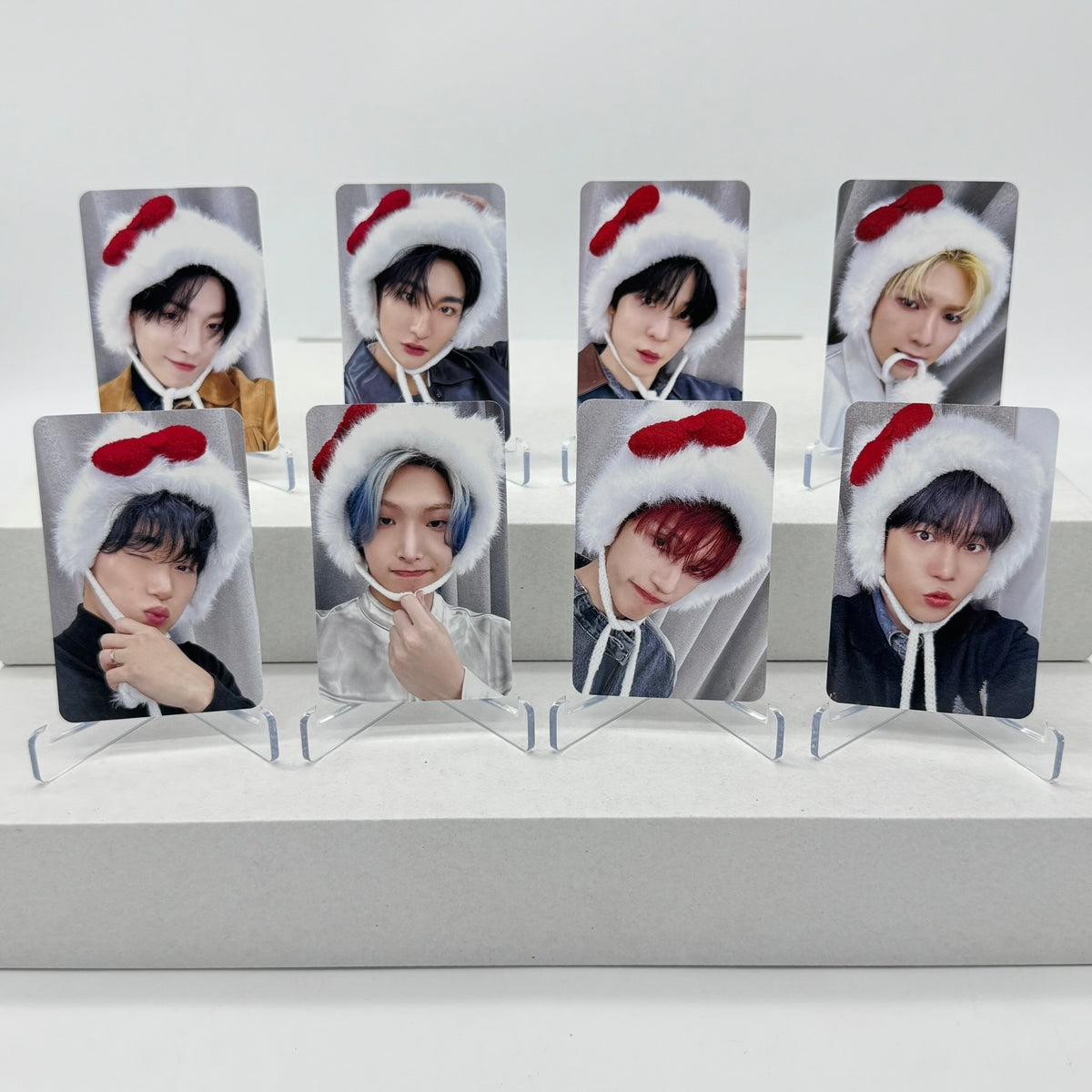 ATEEZ - GOLDEN HOUR : PART.4 - MAKESTAR LUCKY DRAW POB PHOTOCARD (KITTYZ) (POCAALBUM VER.)