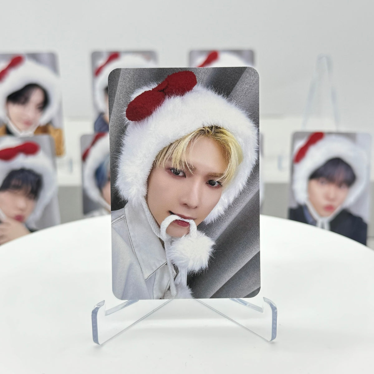 ATEEZ - GOLDEN HOUR : PART.4 - MAKESTAR LUCKY DRAW POB PHOTOCARD (KITTYZ) (POCAALBUM VER.)