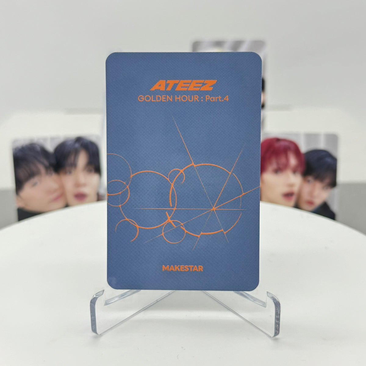 ATEEZ - GOLDEN HOUR : PART.4 - MAKESTAR LUCKY DRAW POB PHOTOCARD (UNIT) (POCAALBUM VER.)