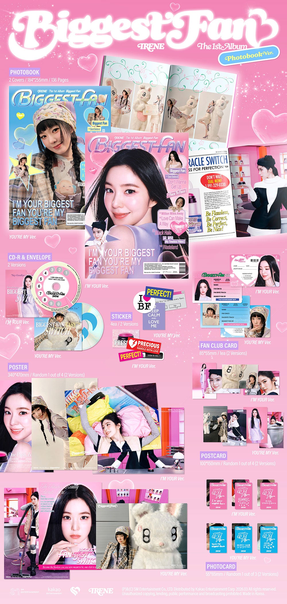 IRENE (RED VELVET) - 1ST ALBUM [BIGGEST FAN] (PHOTOBOOK VER.)
