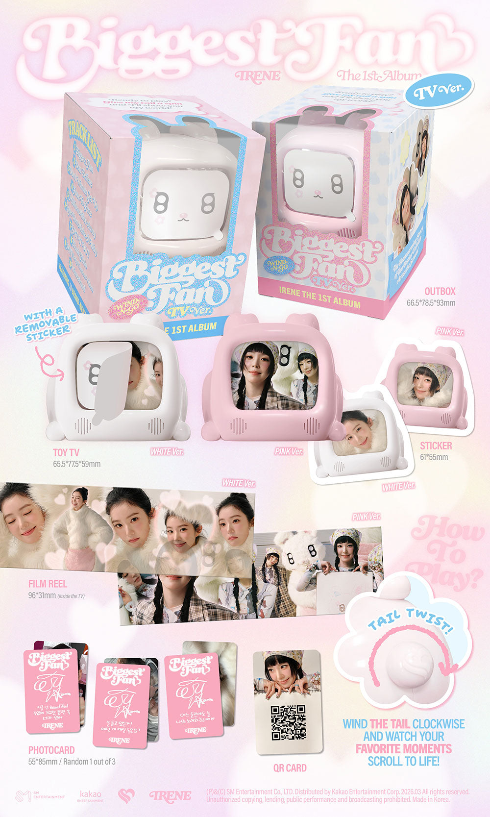 IRENE (RED VELVET) - 1ST ALBUM [BIGGEST FAN] (TV VER.) – TOKKI-SHOP