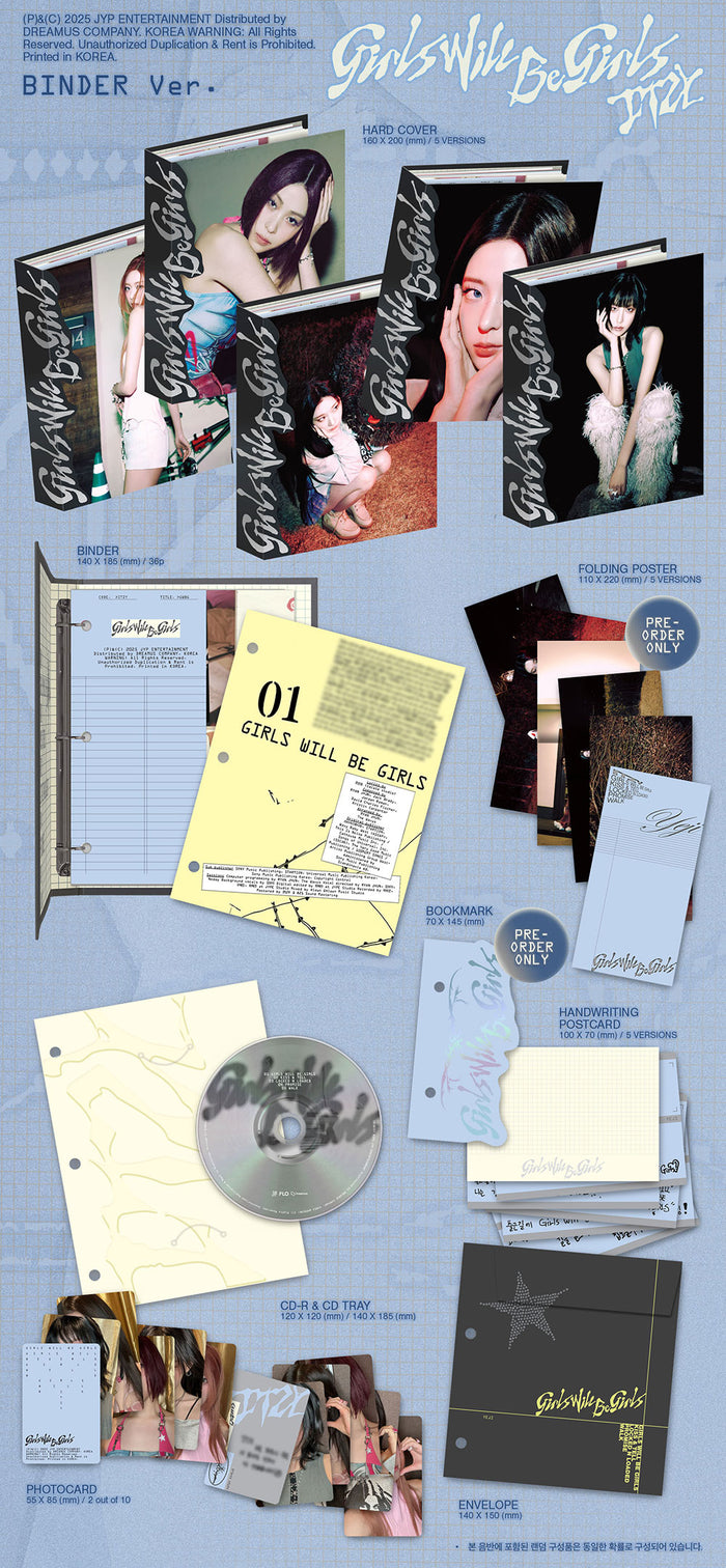 ITZY - GIRLS WILL BE GIRLS (BINDER VERSION)