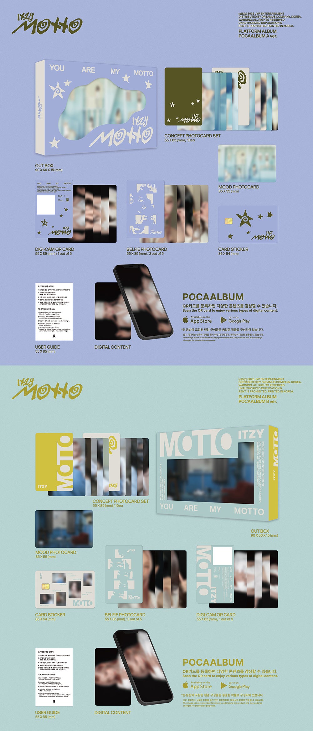 ITZY - [MOTTO] POCAALBUM VER.