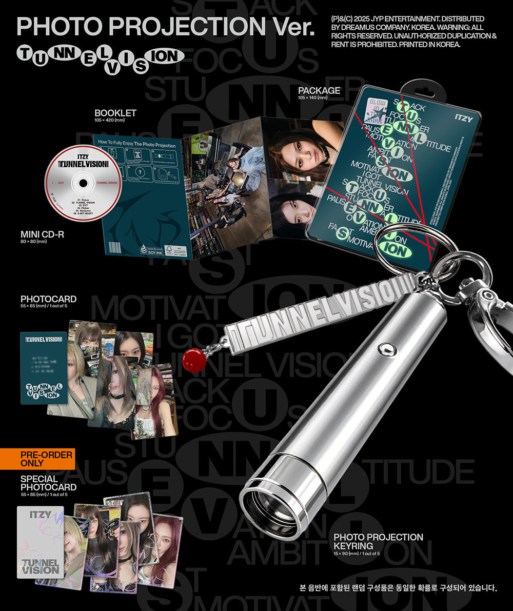 ITZY - TUNNEL VISION (PHOTO PROJECTION VERSION) – TOKKI-SHOP
