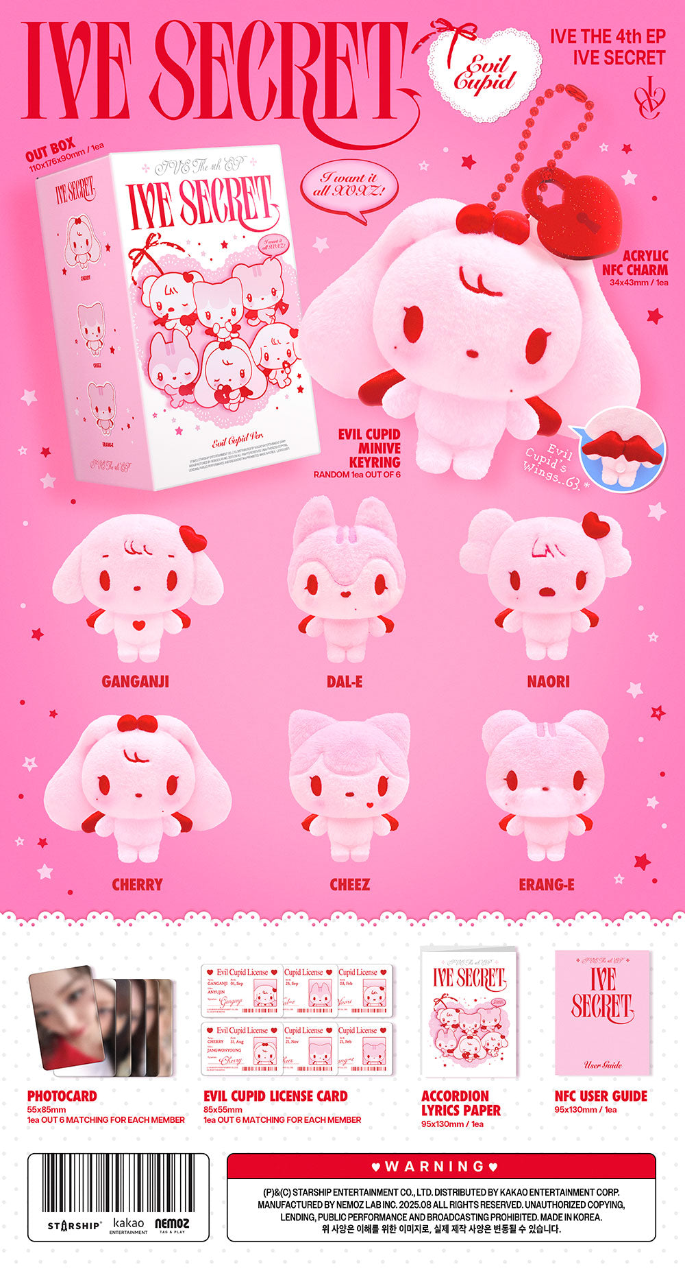 IVE - IVE SECRET (EVIL CUPID PLATFORM VER.) [4TH EP ALBUM]