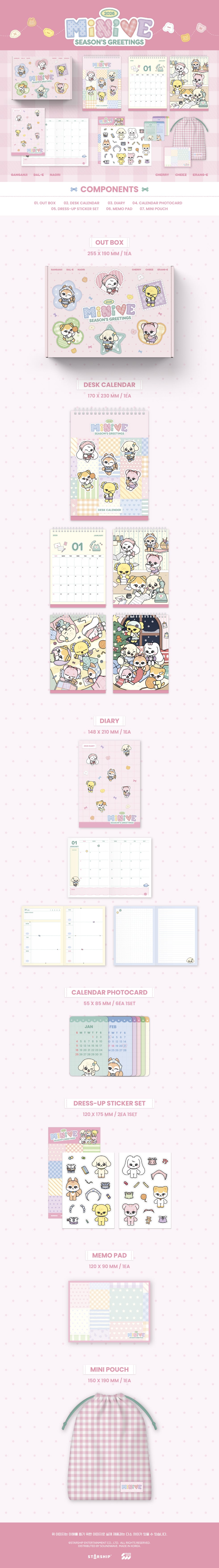 [PRE-ORDER] MINIVE (IVE) - 2026 SEASON'S GREETINGS