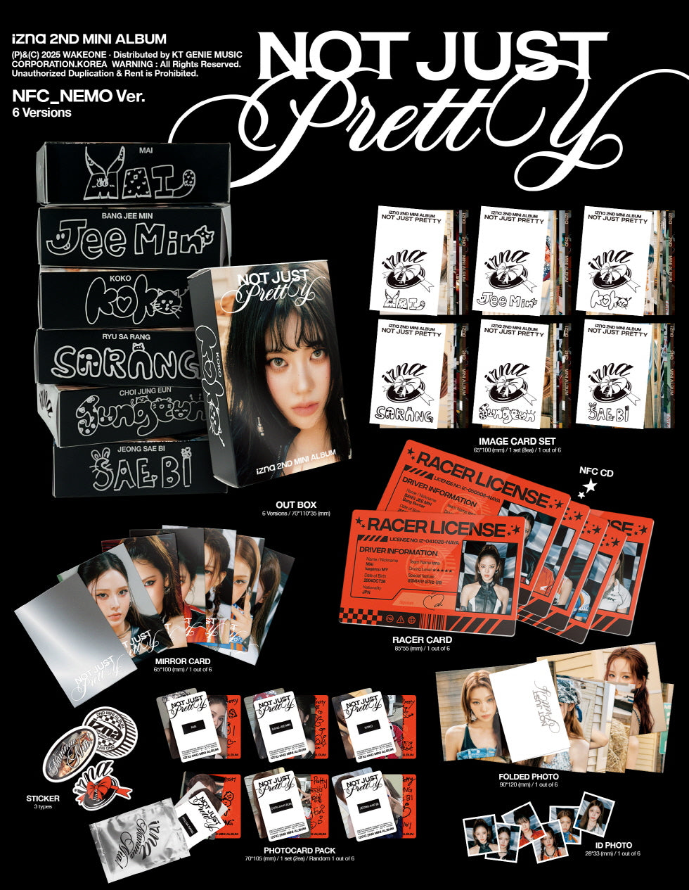 IZNA - NOT JUST PRETTY (NFC_NEMO VER.) – TOKKI-SHOP