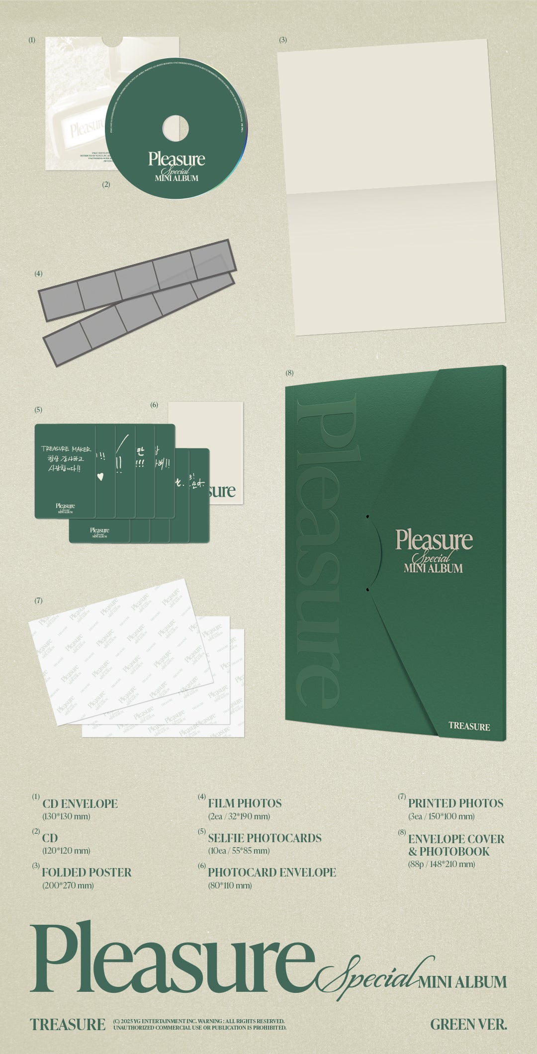 [PRE-ORDER] TREASURE - PLEASURE (STANDARD VER.) [SPECIAL MINI ALBUM]