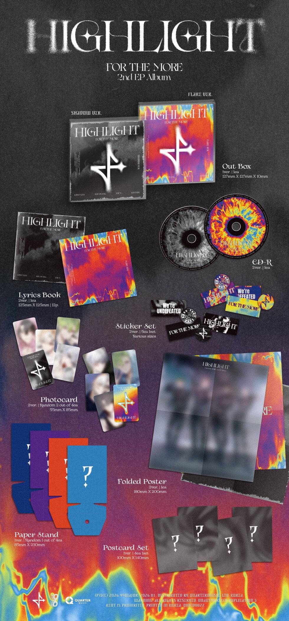 [PRE-ORDER] FOR THE MORE - 2ND EP [HIGHLIGHT]