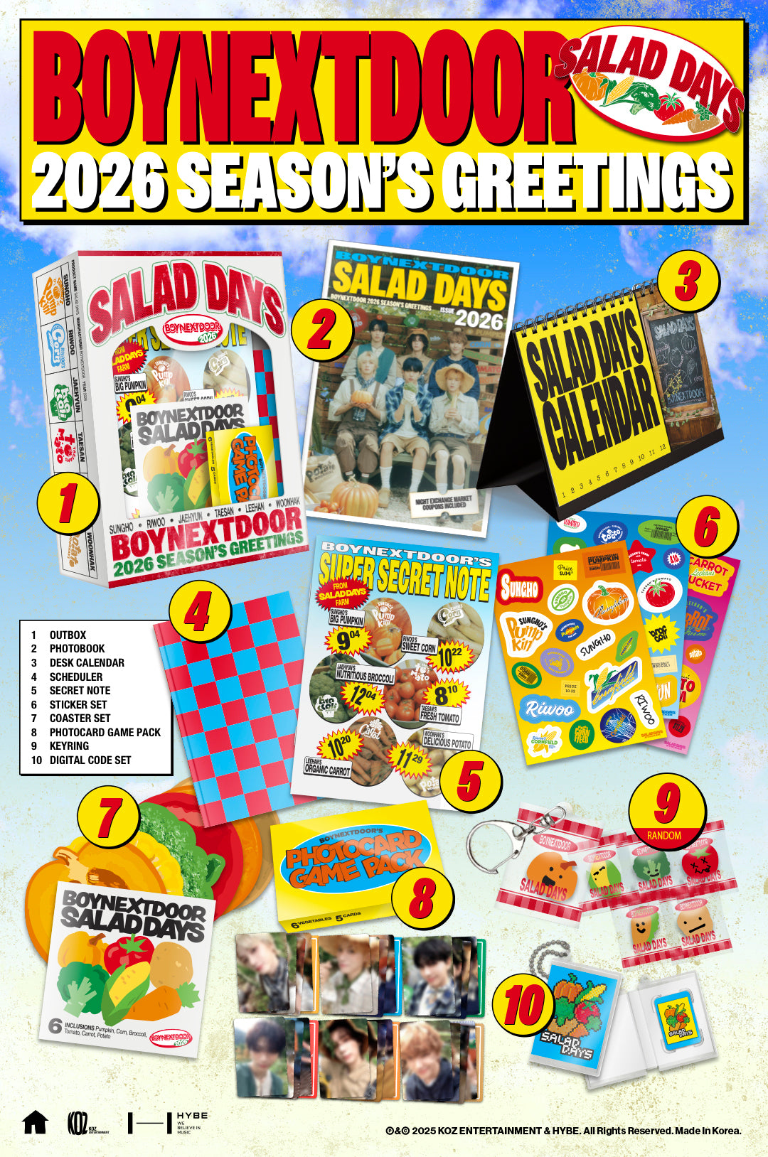 [PRE-ORDER] BOYNEXTDOOR - 2026 SEASON'S GREETINGS [SALAD DAYS]