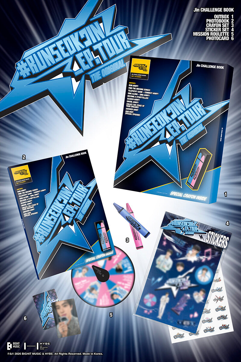 [PRE-ORDER] JIN (BTS) - CHALLENGE BOOK