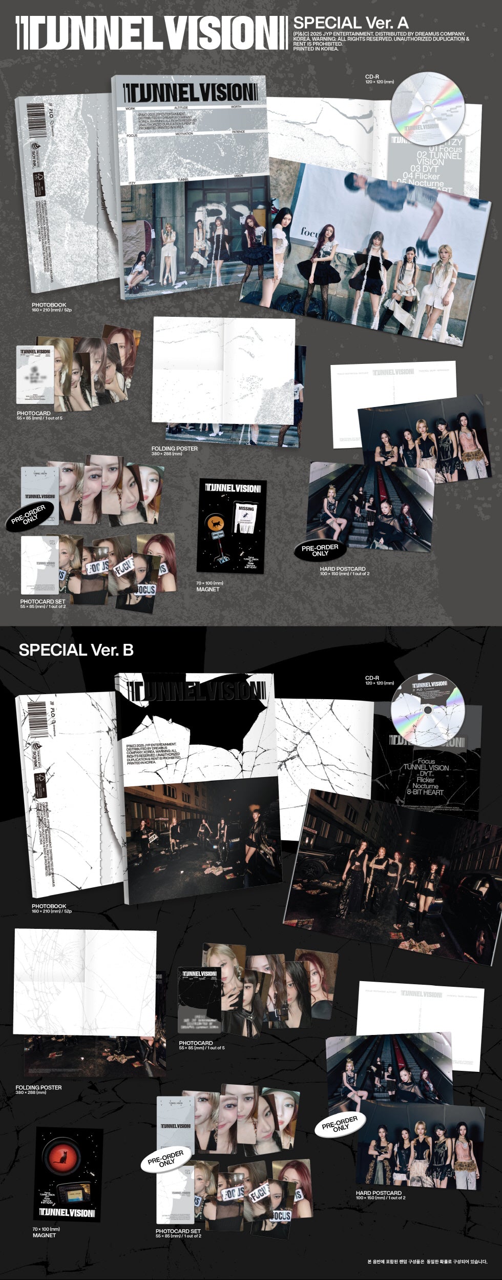 [PRE-ORDER] ITZY - TUNNEL VISION (SPECIAL VER.)