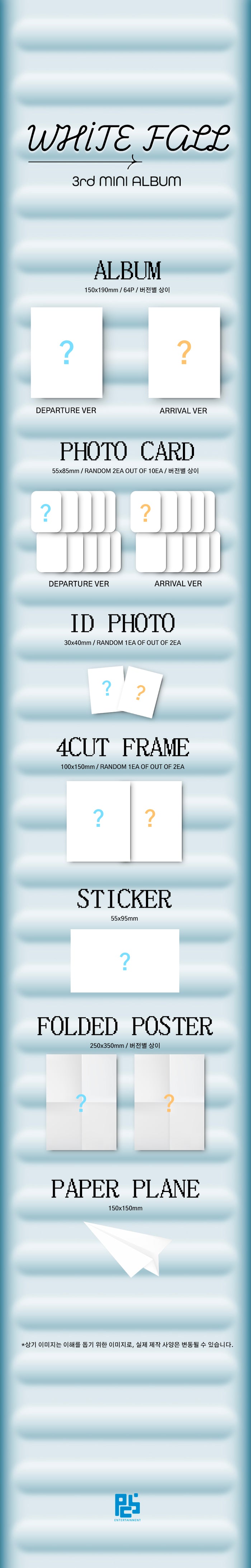 [PRE-ORDER] SEVENUS - 3RD MINI ALBUM [WHITE FALL]