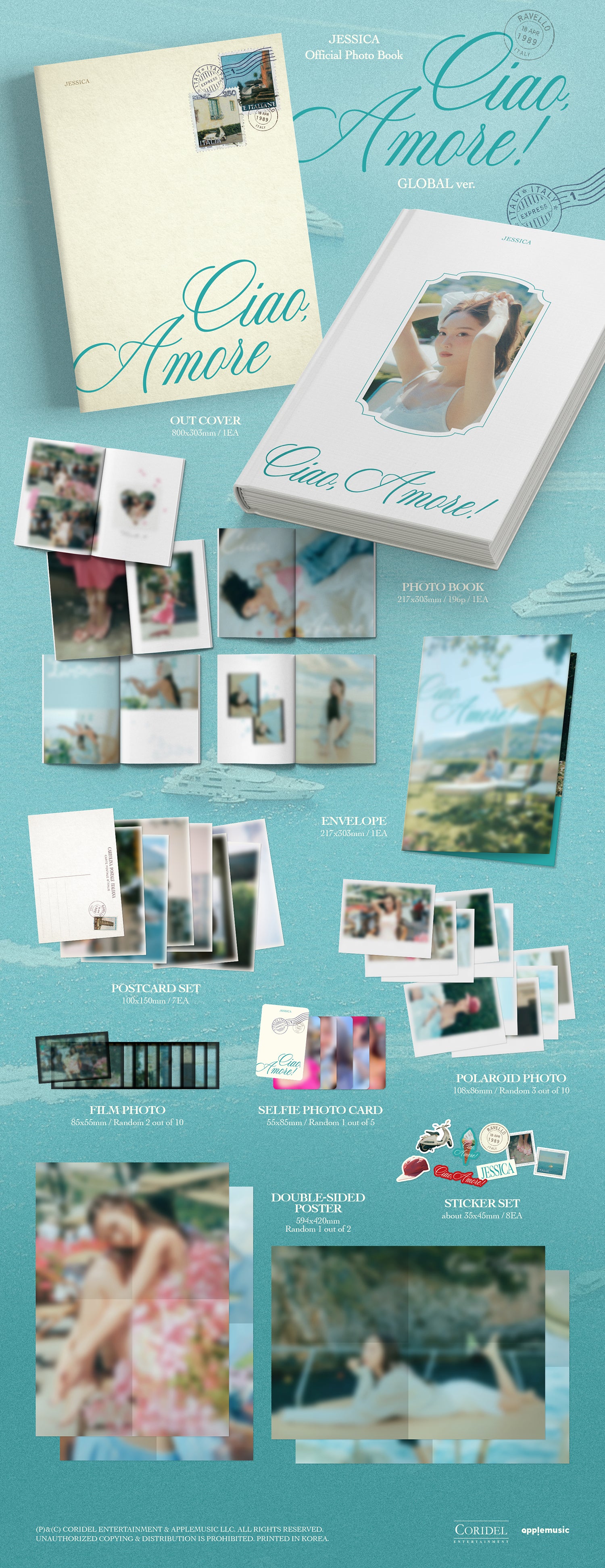 JESSICA - OFFICIAL PHOTO BOOK [Ciao, Amore!] (GLOBAL ver.)