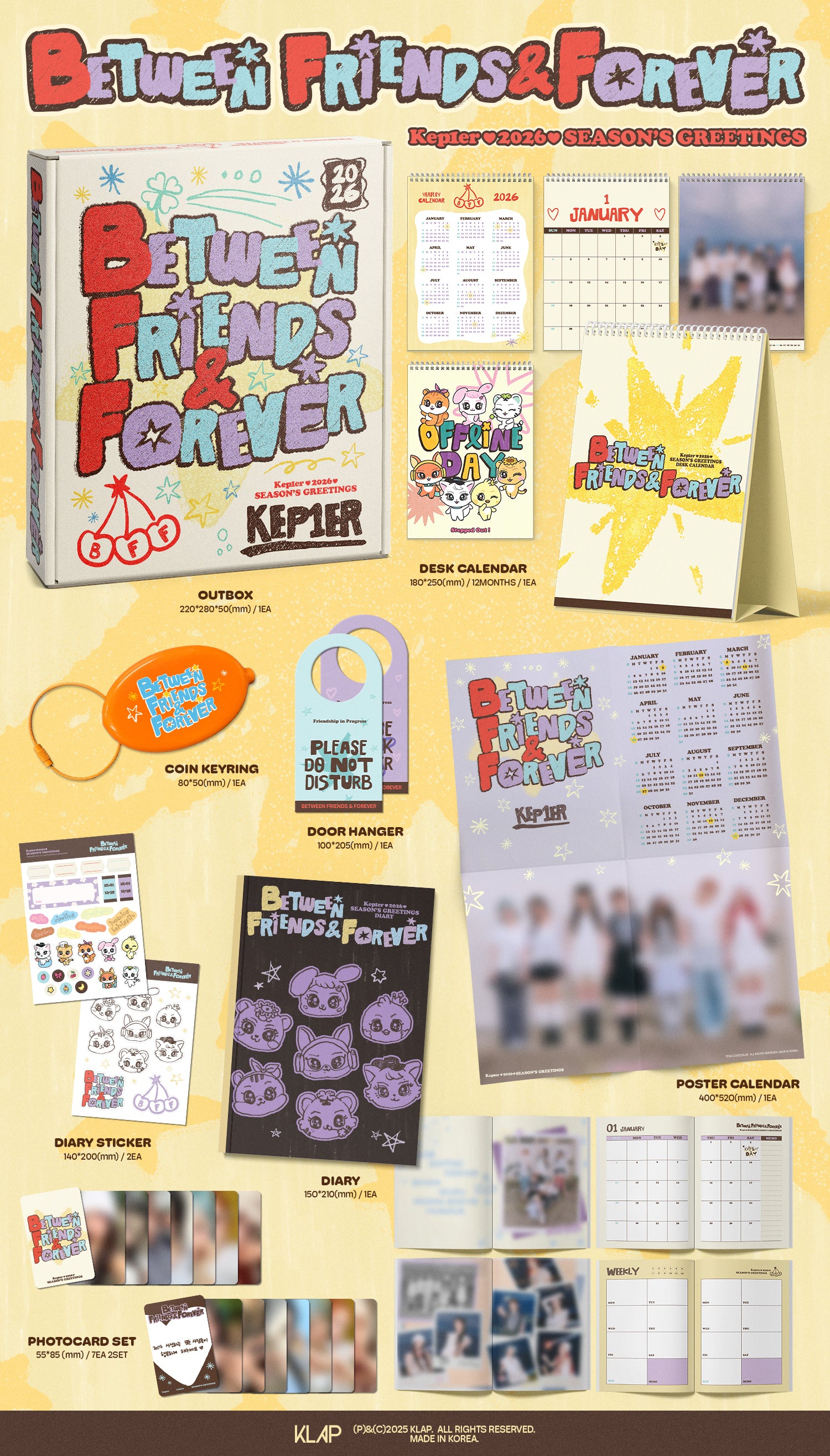 [PRE-ORDER] KEP1ER - 2026 SEASON'S GREETINGS [BETWEEN FRIENDS&FOREVER]
