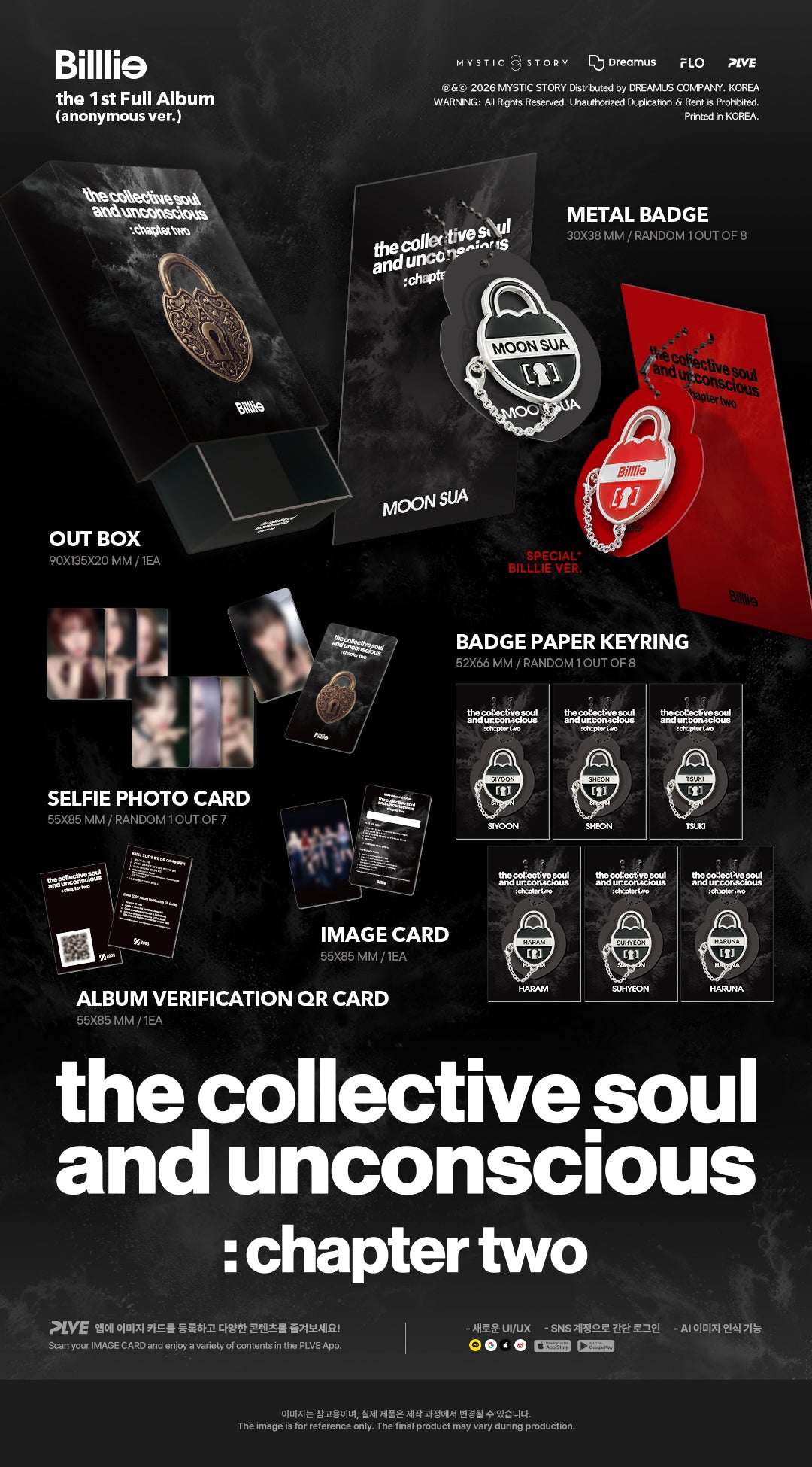BILLLIE - 1ST ALBUM [THE COLLECTIVE SOUL AND UNCONSCIOUS: CHAPTER TWO] (ANONYMOUS VER.)