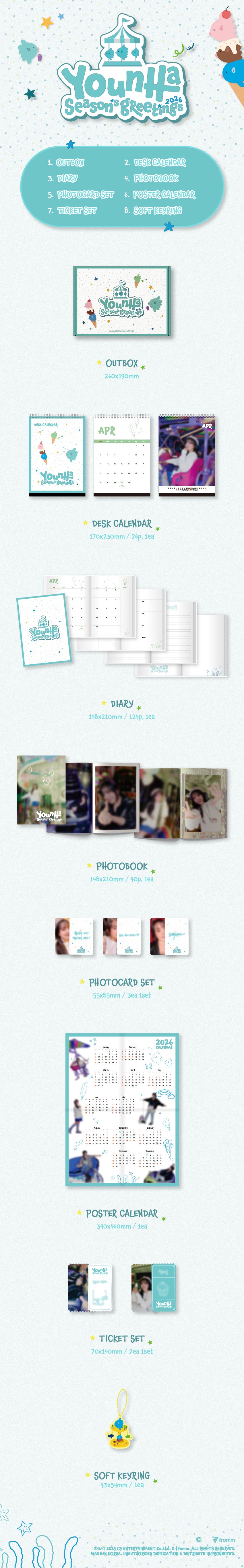 [PRE-ORDER] YOUNHA - 2026 SEASON'S GREETINGS