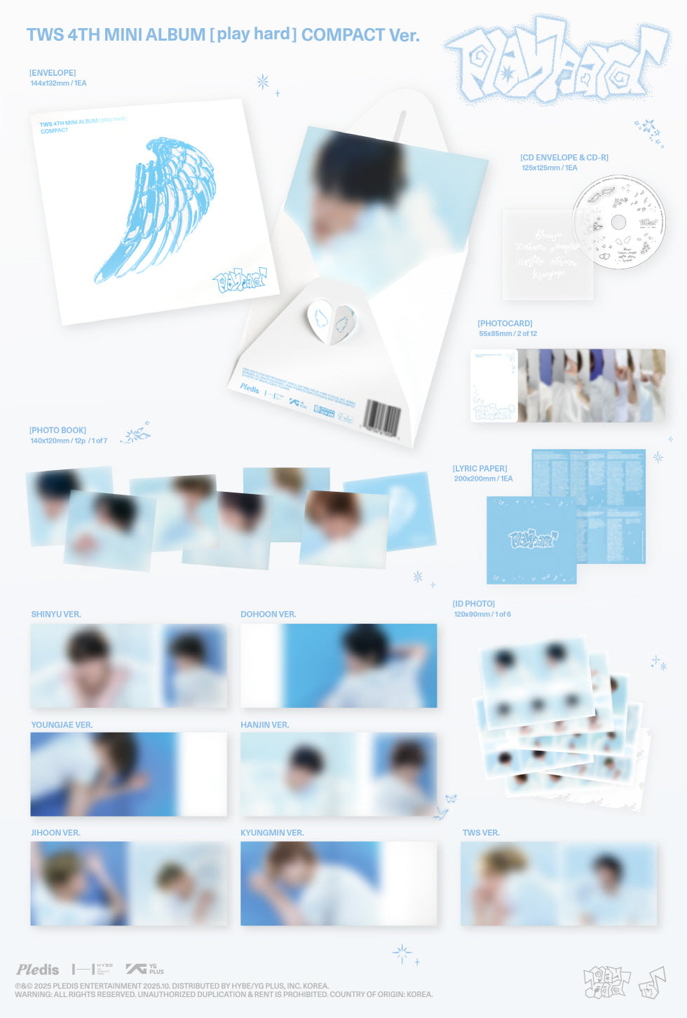 TWS - PLAY HARD (COMPACT VER.) [4TH MINI ALBUM]