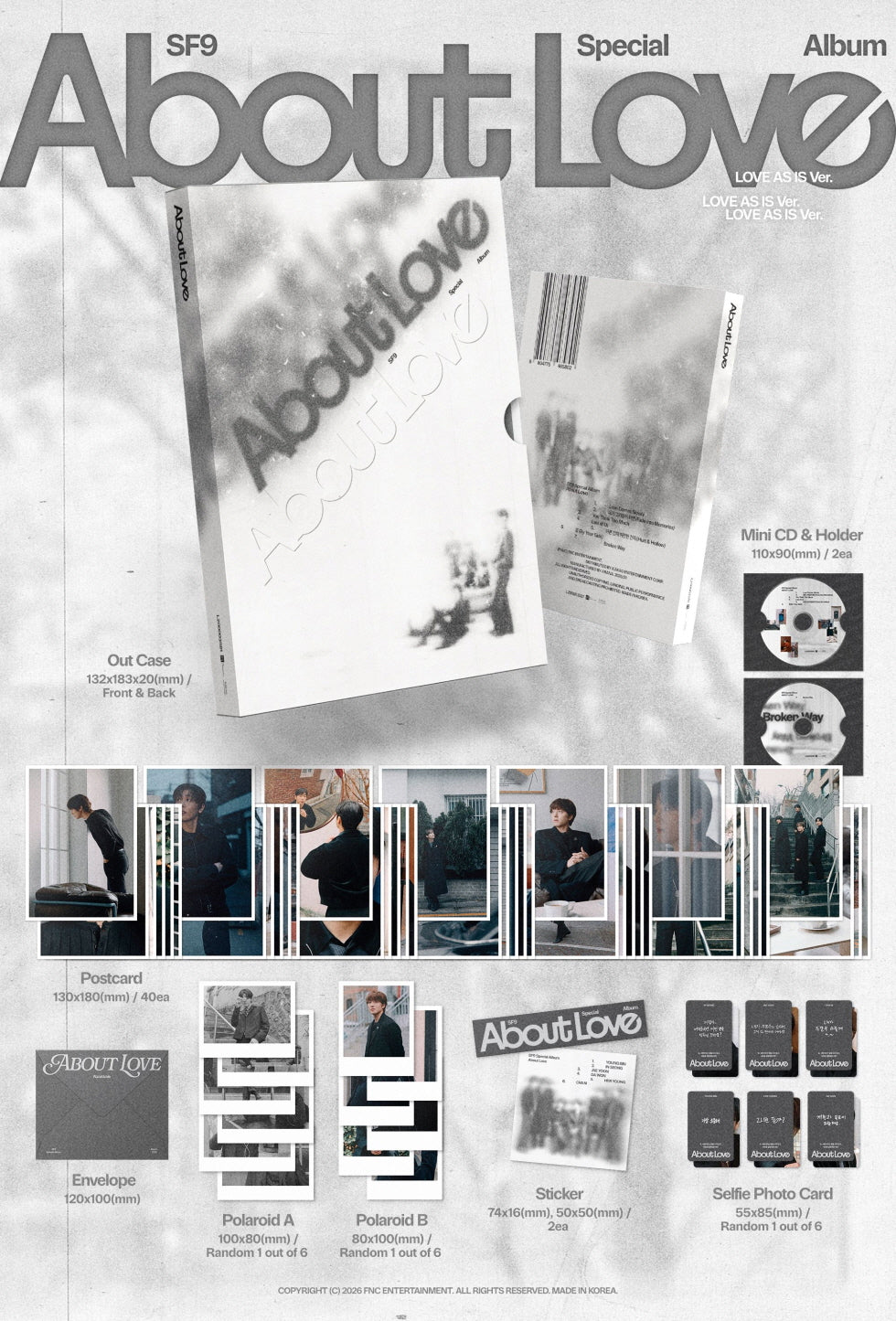 SF9 - SPECIAL ALBUM [ABOUT LOVE] (LOVE AS IS VER.)