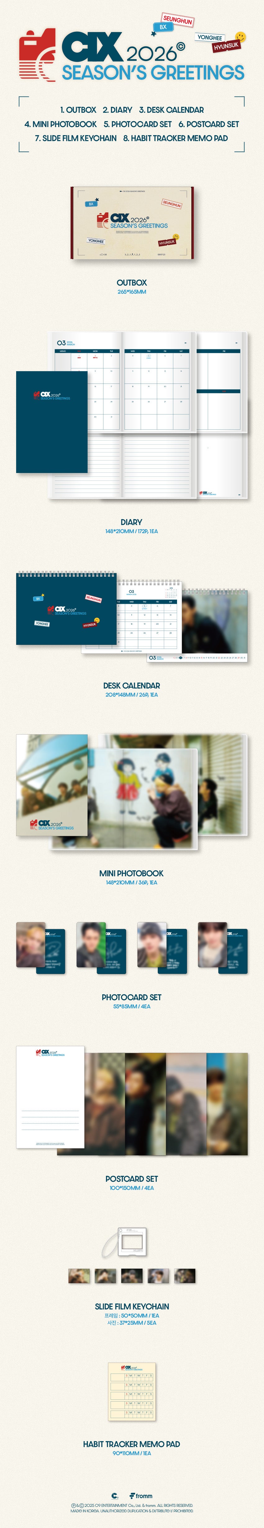 [PRE-ORDER] CIX - 2026 SEASON'S GREETINGS