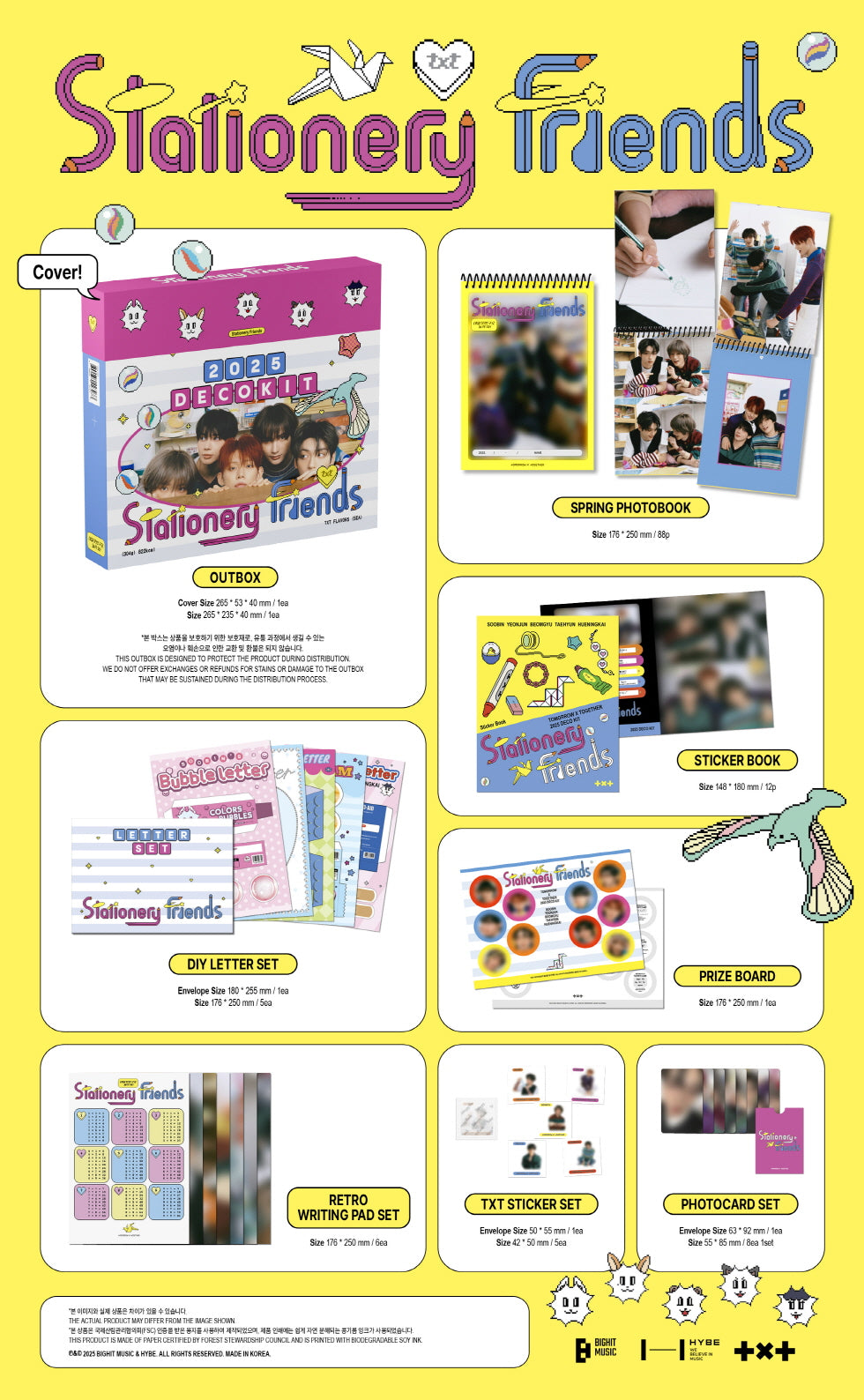 [PRE-ORDER] TOMORROW X TOGETHER (TXT) - 2025 DECO KIT