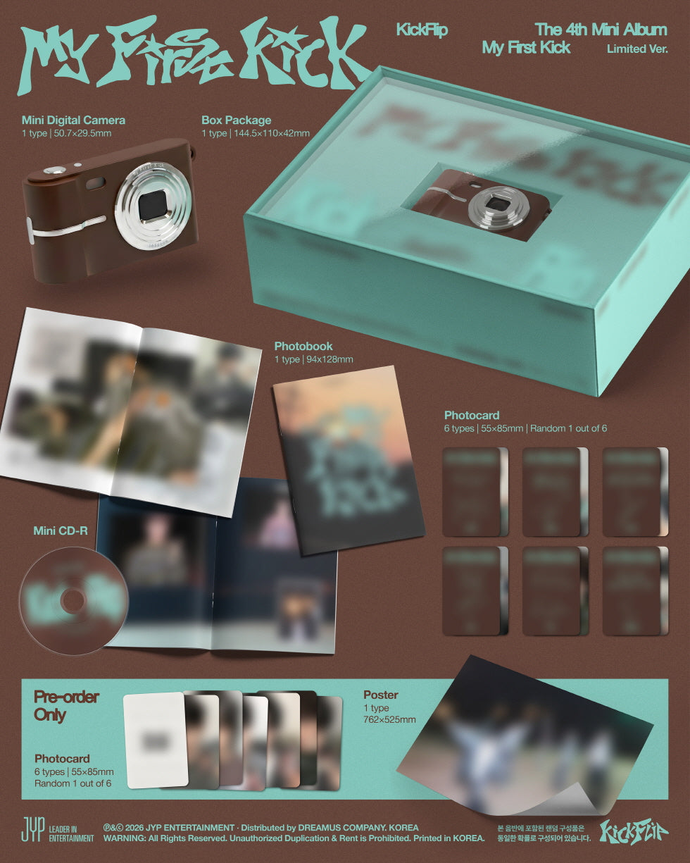 KICKFLIP - 4TH MINI ALBUM [MY FIRST KICK] LIMITED VER. – TOKKI-SHOP