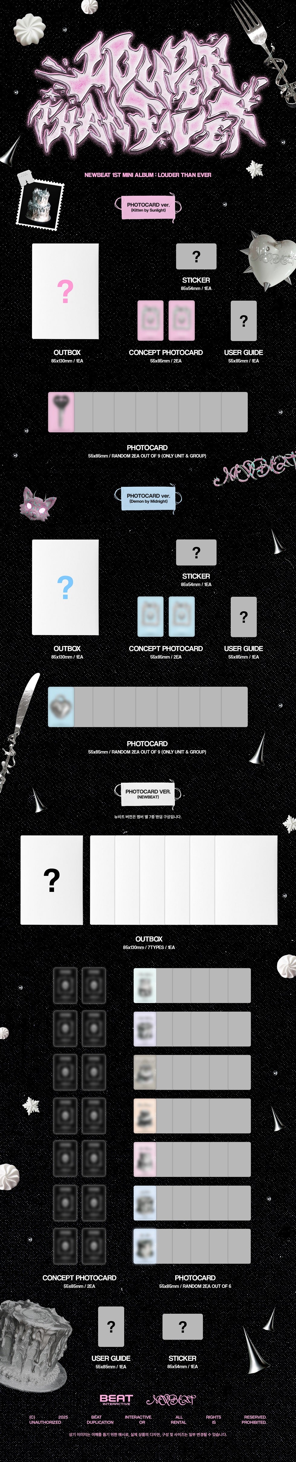 [PRE-ORDER] NEWBEAT - 1ST MINI ALBUM [LOUDER THAN EVER] POCAALBUM VER.