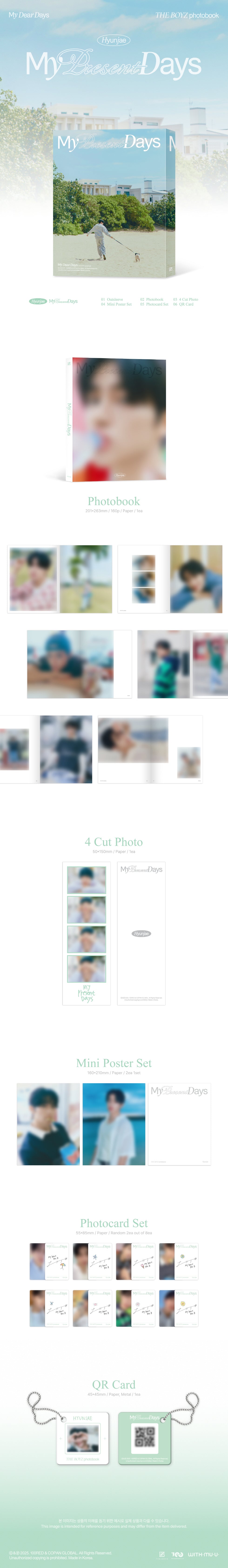 HYUNJAE (THE BOYZ) - MY PRESENT DAYS [MY DEAR DAYS] (PHOTOBOOK)